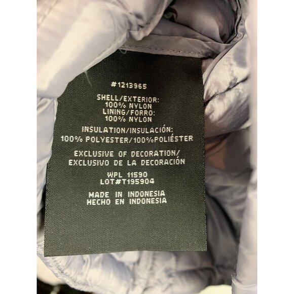 32 Degrees Heat Gray Quilted Insulated Vest M Polyester & Nylon Womens - Picture 6 of 6